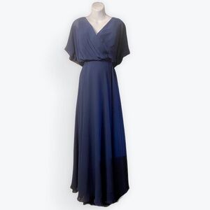 Elegant Navy Blue Maxi Dress